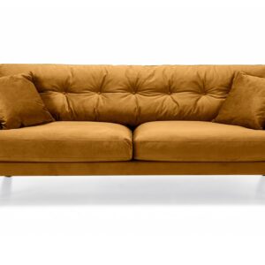 Andrew 3 Pers. Sofa, Bronzefarvet Velour