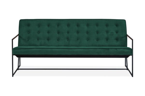Indy 3 Pers. Sofa, Grøn Velour