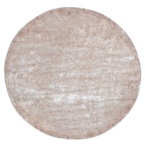 VENTURE DESIGN Mattis gulvtæppe - beige polyester (Ø200)