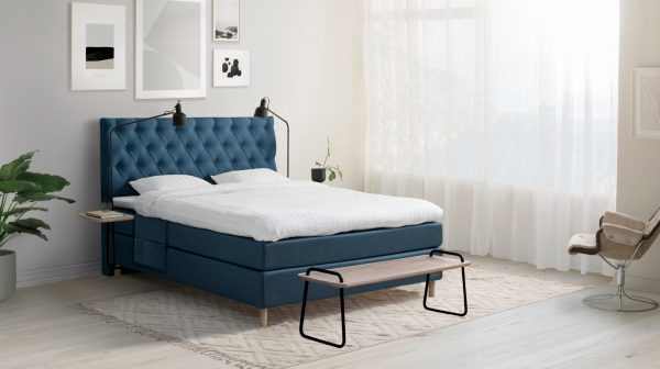 Jensen - Diplomat Kontinentalseng 140 x 200 cm - Halvandenmands seng med eksklusivt og stilfuldt design