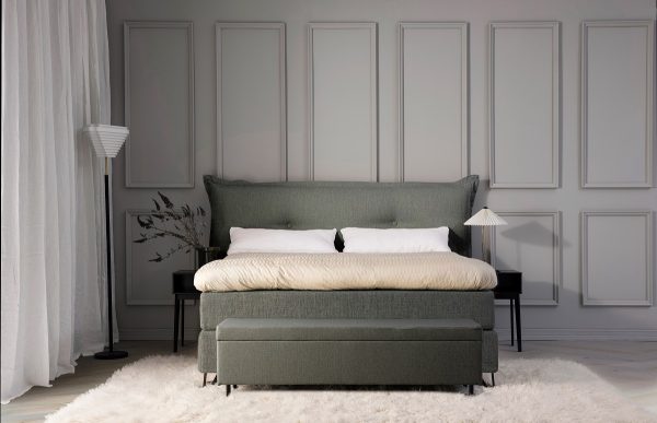 Jensen - Prestige Kontinentalseng 160 x 210 cm - Dobbelt seng med ekstra længde