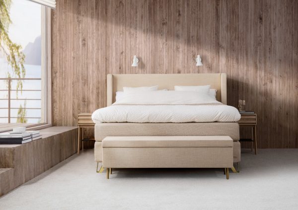 Jensen - Supreme Kontinentalseng 140x210 cm - En halvanden mands seng med ekstra længde