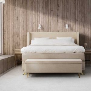 Jensen - Supreme Kontinentalseng 210x210 cm - king size seng i meget høj kvalitet